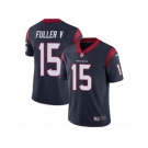 Men's Nike Houston Texans #15 Will Fuller V Vapor Untouchable Limited Navy Blue Team Color NFL Jersey