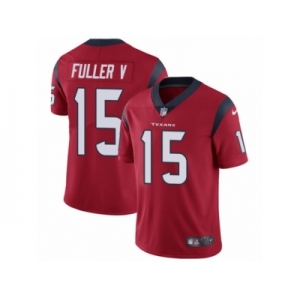 Men's Nike Houston Texans #15 Will Fuller V Vapor Untouchable Limited Red Alternate NFL Jersey