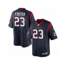 Men's Nike Houston Texans #23 Arian Foster Limited Navy Blue Team Color NFL Jersey