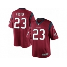 Men's Nike Houston Texans #23 Arian Foster Limited Red Alternate NFL Jersey