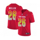 Men's Nike Houston Texans #26 Lamar Miller Limited Red AFC 2019 Pro Bowl NFL Jersey