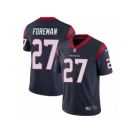 Men's Nike Houston Texans #27 D'Onta Foreman Vapor Untouchable Limited Navy Blue Team Color NFL Jersey