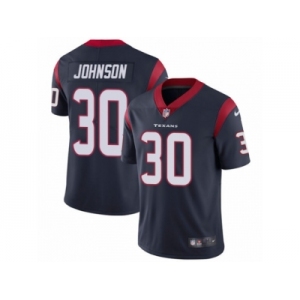 Men's Nike Houston Texans #30 Kevin Johnson Vapor Untouchable Limited Navy Blue Team Color NFL Jersey