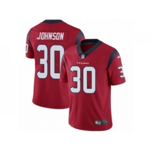 Men's Nike Houston Texans #30 Kevin Johnson Vapor Untouchable Limited Red Alternate NFL Jersey