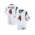 Men's Nike Houston Texans #4 Deshaun Watson Limited White NFL Jersey