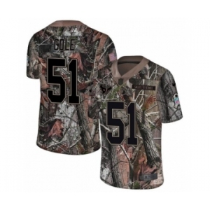 Men's Nike Houston Texans #51 Dylan Cole Limited Camo Rush Realtree NFL Jersey