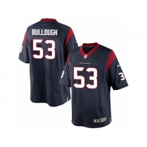 Men's Nike Houston Texans #53 Max Bullough Limited Navy Blue Team Color NFL Jersey