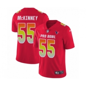 Men's Nike Houston Texans #55 Benardrick McKinney Limited Red AFC 2019 Pro Bowl NFL Jersey