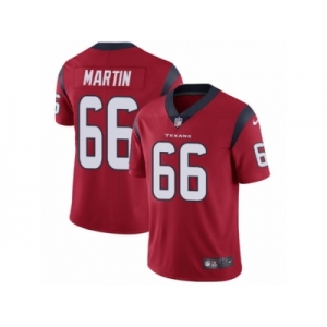 Men's Nike Houston Texans #66 Nick Martin Vapor Untouchable Limited Red Alternate NFL Jersey