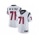 Men's Nike Houston Texans #71 Xavier Su'a-Filo Vapor Untouchable Limited White NFL Jersey