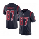 Men's Nike Houston Texans #87 Demaryius Thomas Limited Navy Blue Rush Vapor Untouchable NFL Jersey