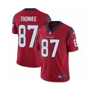 Men's Nike Houston Texans #87 Demaryius Thomas Red Alternate Vapor Untouchable Limited Player NFL Jersey