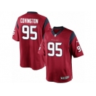 Men's Nike Houston Texans #95 Christian Covington Limited Red Alternate NFL Jersey