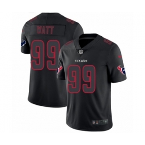 Men's Nike Houston Texans #99 J.J. Watt Limited Black Rush Impact NFL Jersey