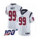 Men's Nike Houston Texans #99 J.J. Watt White Vapor Untouchable Limited Player 100th Season NFL Jersey