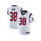 Nike Houston Texans #38 Justin Reid White Men Stitched NFL Vapor Untouchable Limited Jersey