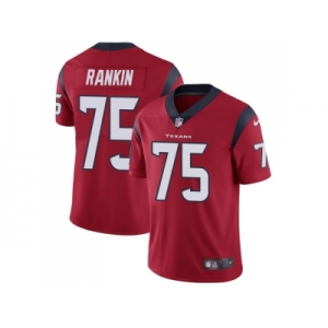 Nike Houston Texans #75 Martinas Rankin Red Alternate Men Stitched NFL Vapor Untouchable Limited Jersey