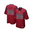 Nike Houston Texans #99 J.J. Watt Red Alternate Men's Stitched NFL Limited Strobe Jersey