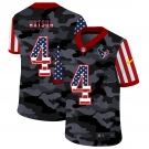 Nike Men's Houston Texans #4 Watson 2020 Nike Camo USA Salute to Service Limited Jersey