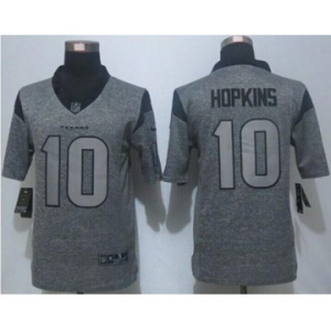 nike nfl jerseys houston texans #10 hopkins gray[nike Limited]