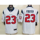 nike nfl jerseys houston texans #23 foster white[nike limited]