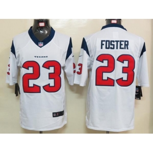 nike nfl jerseys houston texans #23 foster white[nike limited]