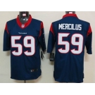 nike nfl jerseys houston texans #59 mercilus blue[nike limited]