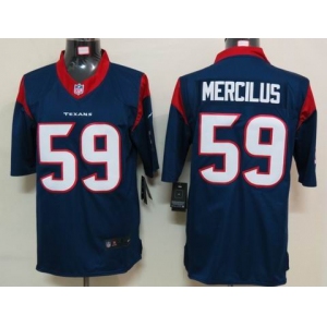nike nfl jerseys houston texans #59 mercilus blue[nike limited]