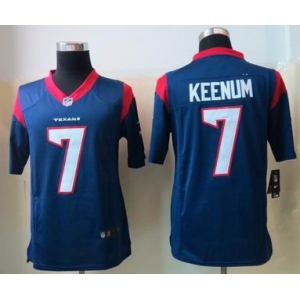 nike nfl jerseys houston texans #7 keenum blue[nike limited]