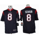 nike nfl jerseys houston texans #8 schaub blue[nike limited]