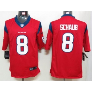 nike nfl jerseys houston texans #8 schaub red[nike limited]