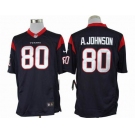 nike nfl jerseys houston texans #80 a.johnson blue[nike limited]