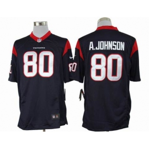 nike nfl jerseys houston texans #80 a.johnson blue[nike limited]