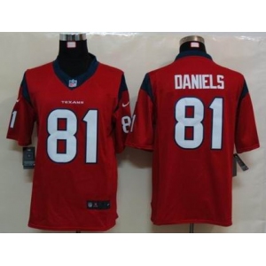 nike nfl jerseys houston texans #81 daniels ewd[nike limited]