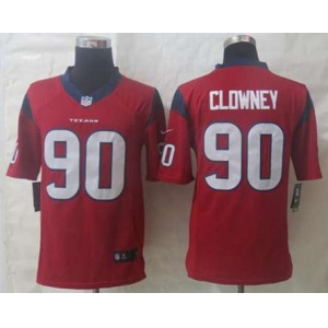 nike nfl jerseys houston texans #90 clowney red[nike limited][clowney]