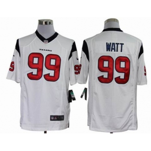 nike nfl jerseys houston texans #99 watt white[nike limited]