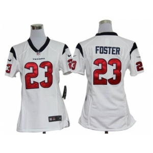 Nike women nfl jerseys Houston Texans #23 Arian Foster white [nike]