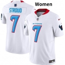 Women Houston Texans #7 C.J. Stroud White 2024 F.U.S.E. Limited Stitched Jersey