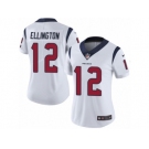 Women Nike Houston Texans #12 Bruce Ellington White Vapor Untouchable Limited Player NFL Jersey