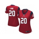 Women Nike Houston Texans #20 Jeremy Lane Game Red Alternate NFL Jersey