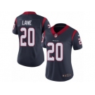 Women Nike Houston Texans #20 Jeremy Lane Navy Blue Team Color Vapor Untouchable Limited Player NFL Jersey