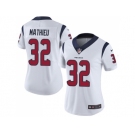 Women Nike Houston Texans #32 Tyrann Mathieu White Stitched NFL Vapor Untouchable Limited Jersey