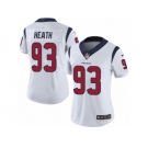 Women Nike Houston Texans #93 Joel Heath White Vapor Untouchable Limited Player NFL Jersey