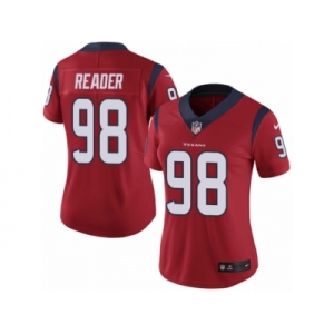 Women Nike Houston Texans #98 D.J. Reader Red Alternate Vapor Untouchable Limited Player NFL Jersey