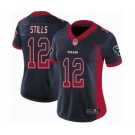 Women's Houston Texans #12 Kenny Stills Limited Navy Blue Rush Drift Fashion Football Jersey