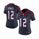 Women's Houston Texans #12 Kenny Stills Navy Blue Team Color Vapor Untouchable Limited Player Football Jersey