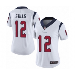 Women's Houston Texans #12 Kenny Stills White Vapor Untouchable Limited Player Football Jersey