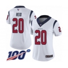 Women's Houston Texans #20 Justin Reid White Vapor Untouchable Limited Player 100th Season Football Jersey