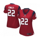 Women's Houston Texans #22 Gareon Conley Game Red Alternate Football Jersey