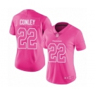 Women's Houston Texans #22 Gareon Conley Limited Pink Rush Fashion Football Jersey